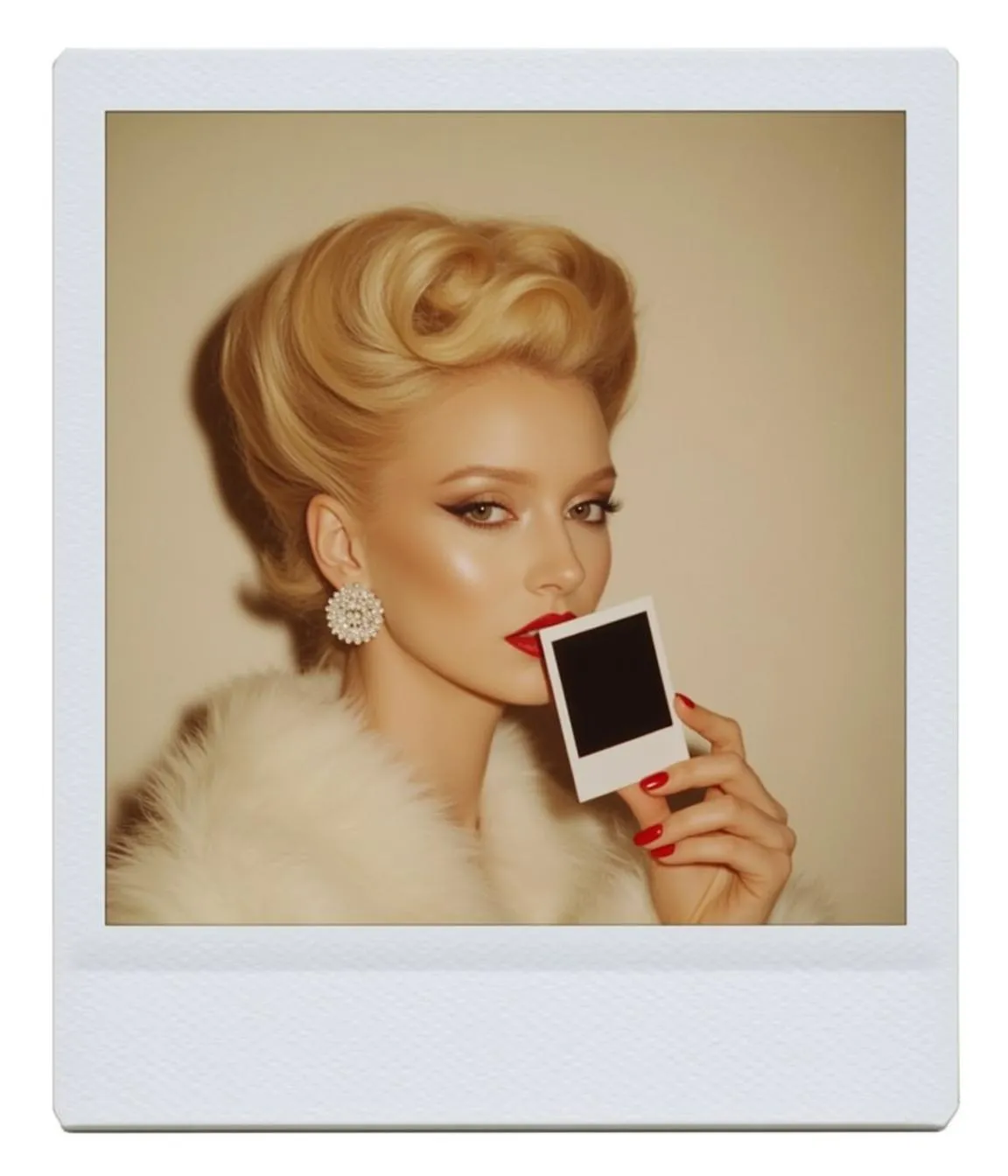 Makeup And Earrings In Studio Portrait