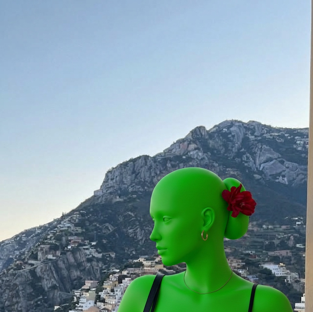 Template for Necklace In Mountain Portrait