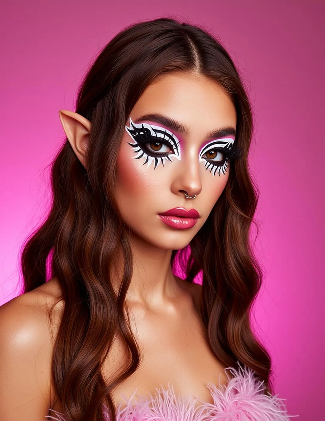 Makeup And Lash Extensions In A Studio