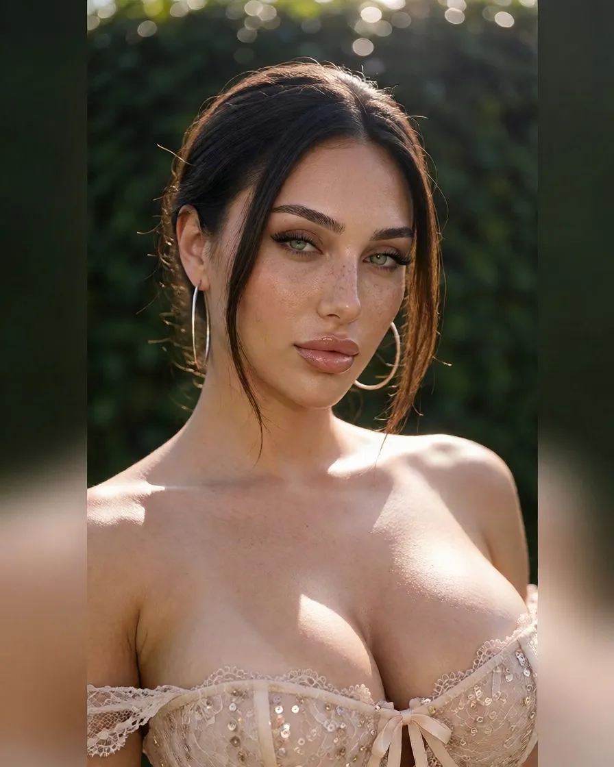 Makeup In Corset Portrait