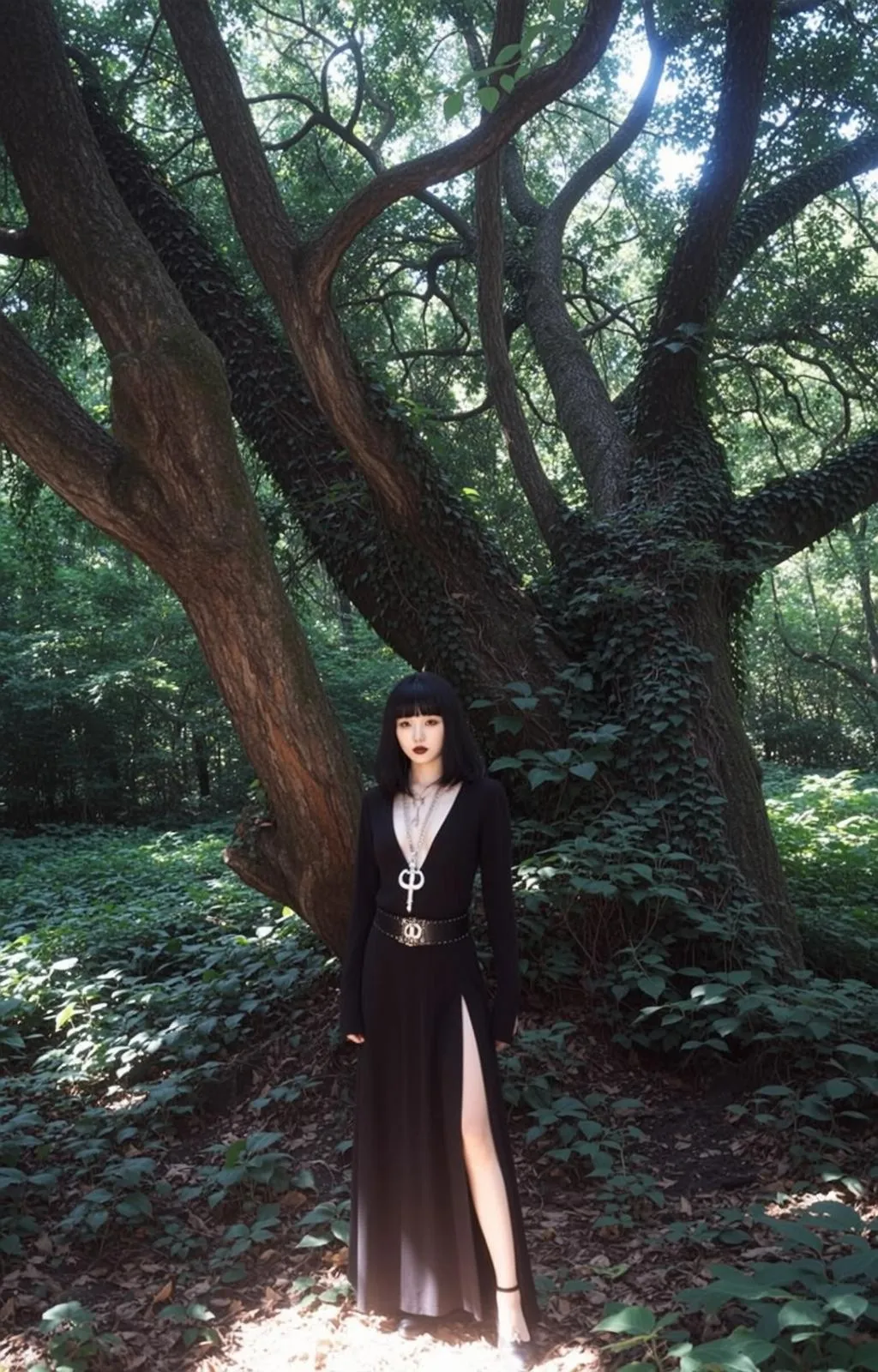 Necklace In Dress Portrait