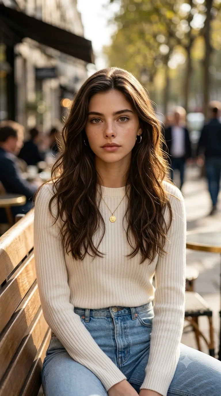 Earrings And Necklace On A City Street