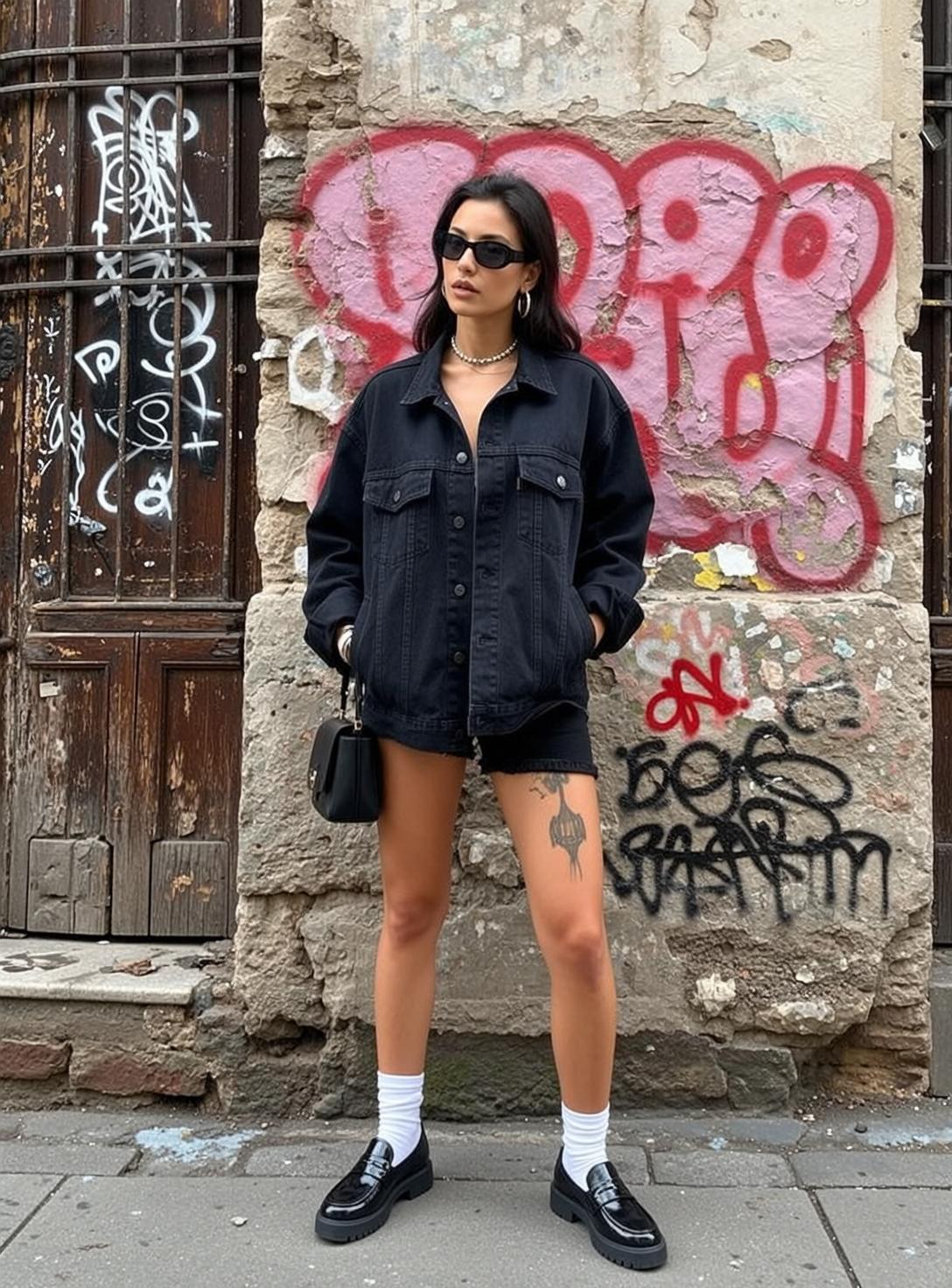 Casual Young Long Dark Straight Tan Black