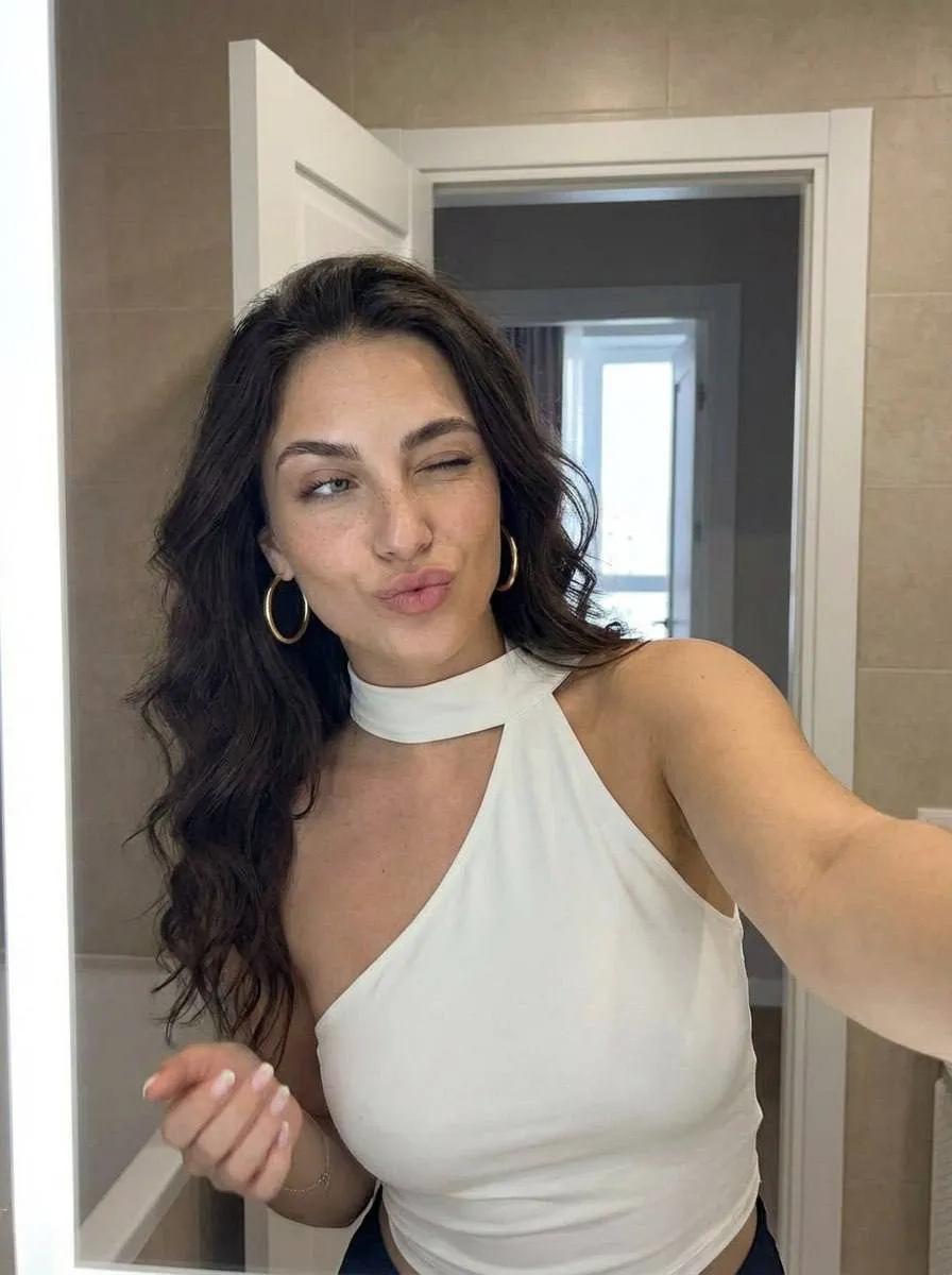 Earrings In Casual Selfie