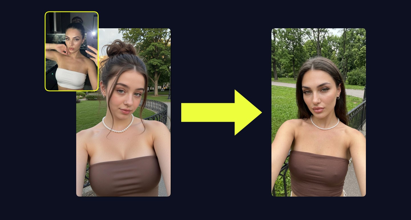 Lily remix walkthrough for Piercings Earrings And Necklace In Selfie Portrait