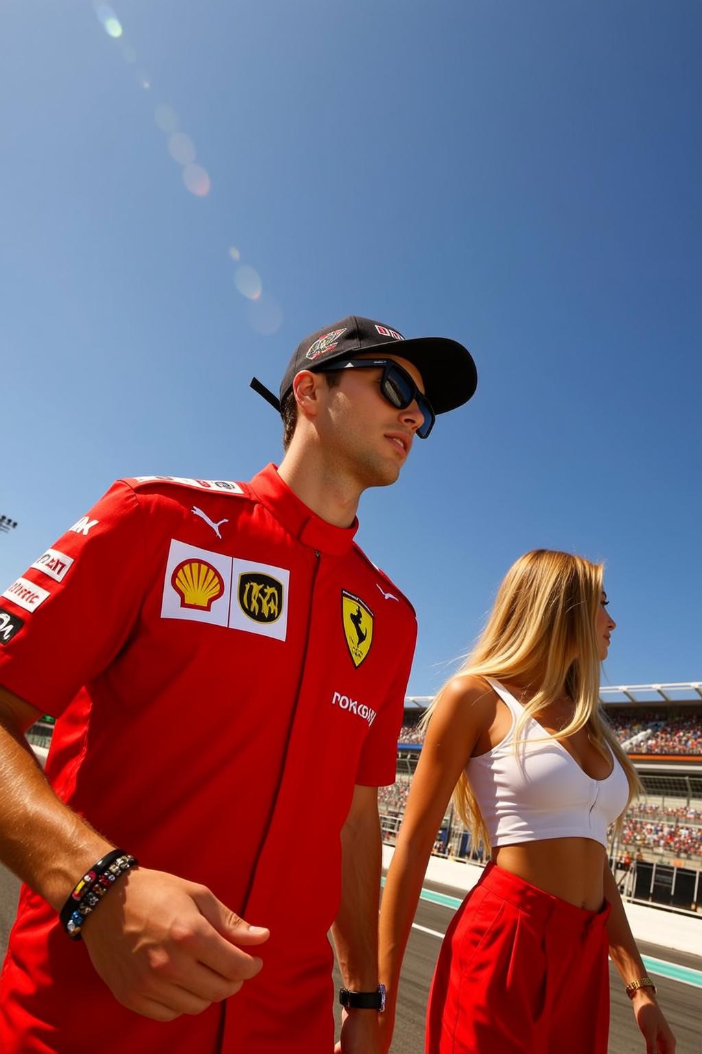 Racing Suit Track Walk