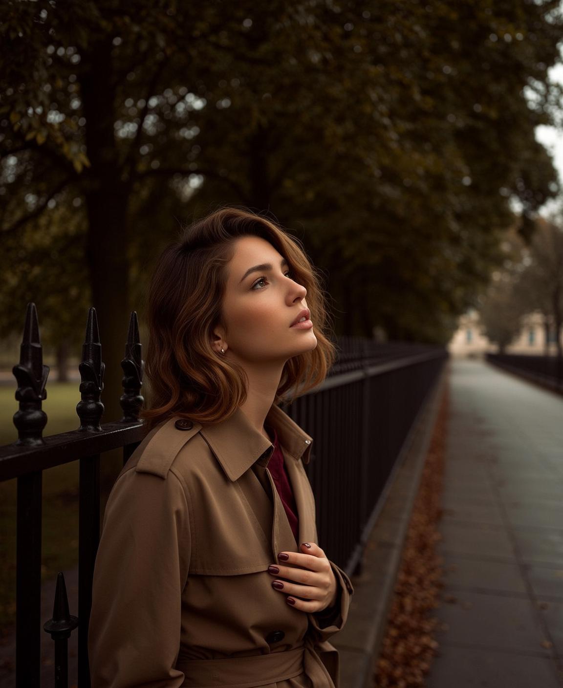 Autumn Young Wavy Brown Hair Fair Skin