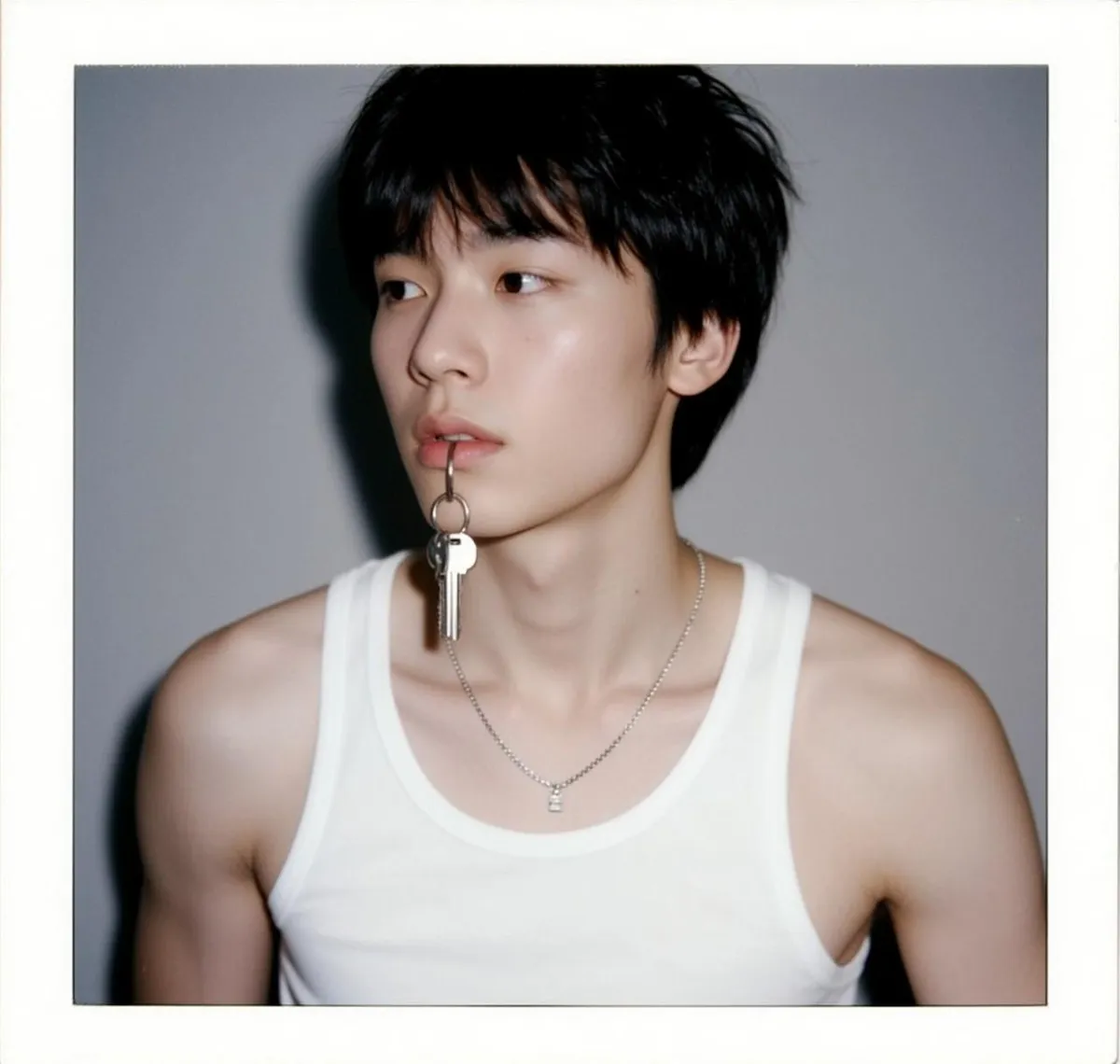 Necklace In Studio Portrait