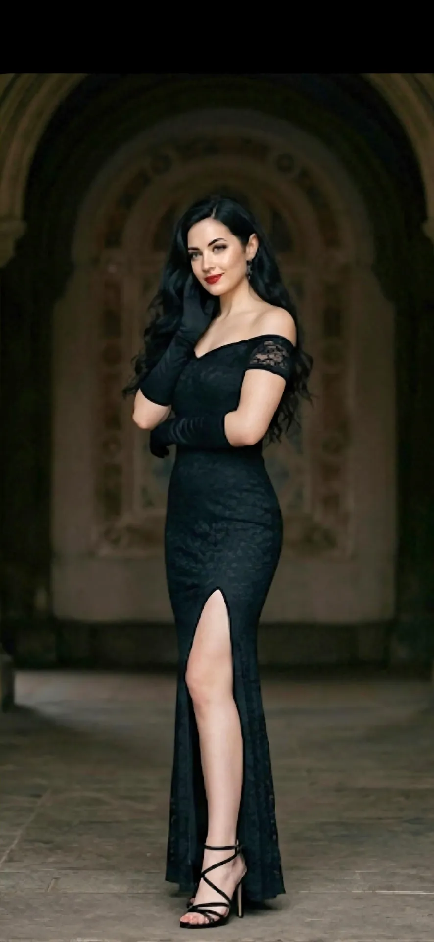 Makeup In Dress Portrait
