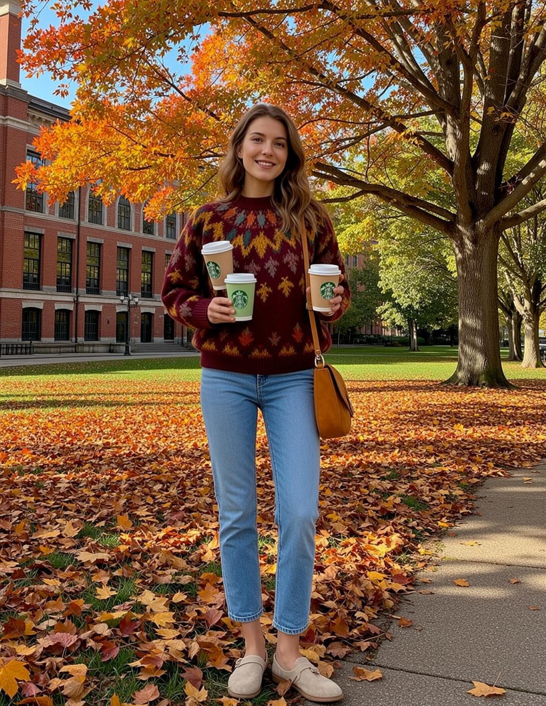Autumn Coffee Park Walk