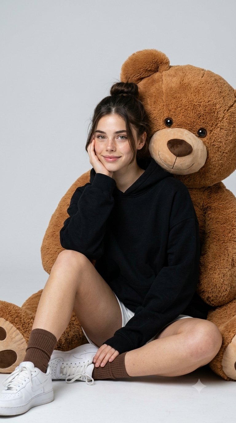 Giant Teddy Bear Studio Backdrop