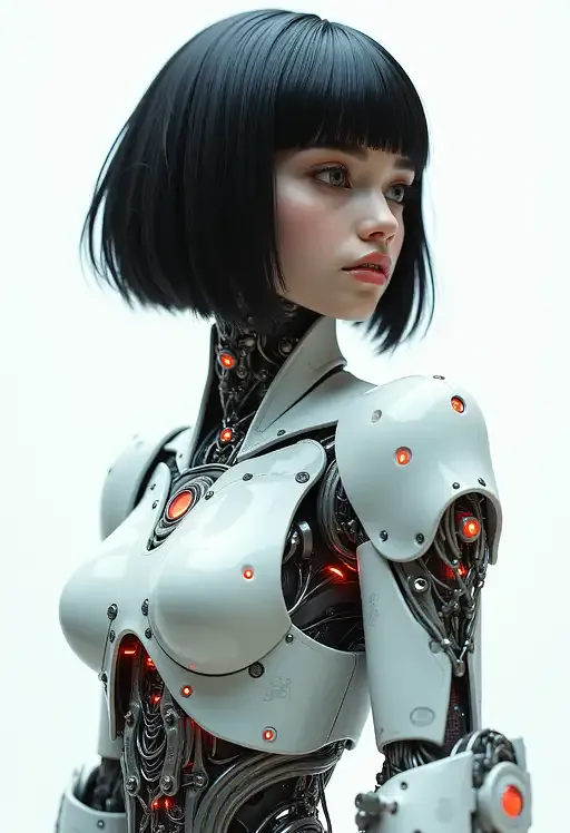 Hyperdetailed Cyborg Portrait