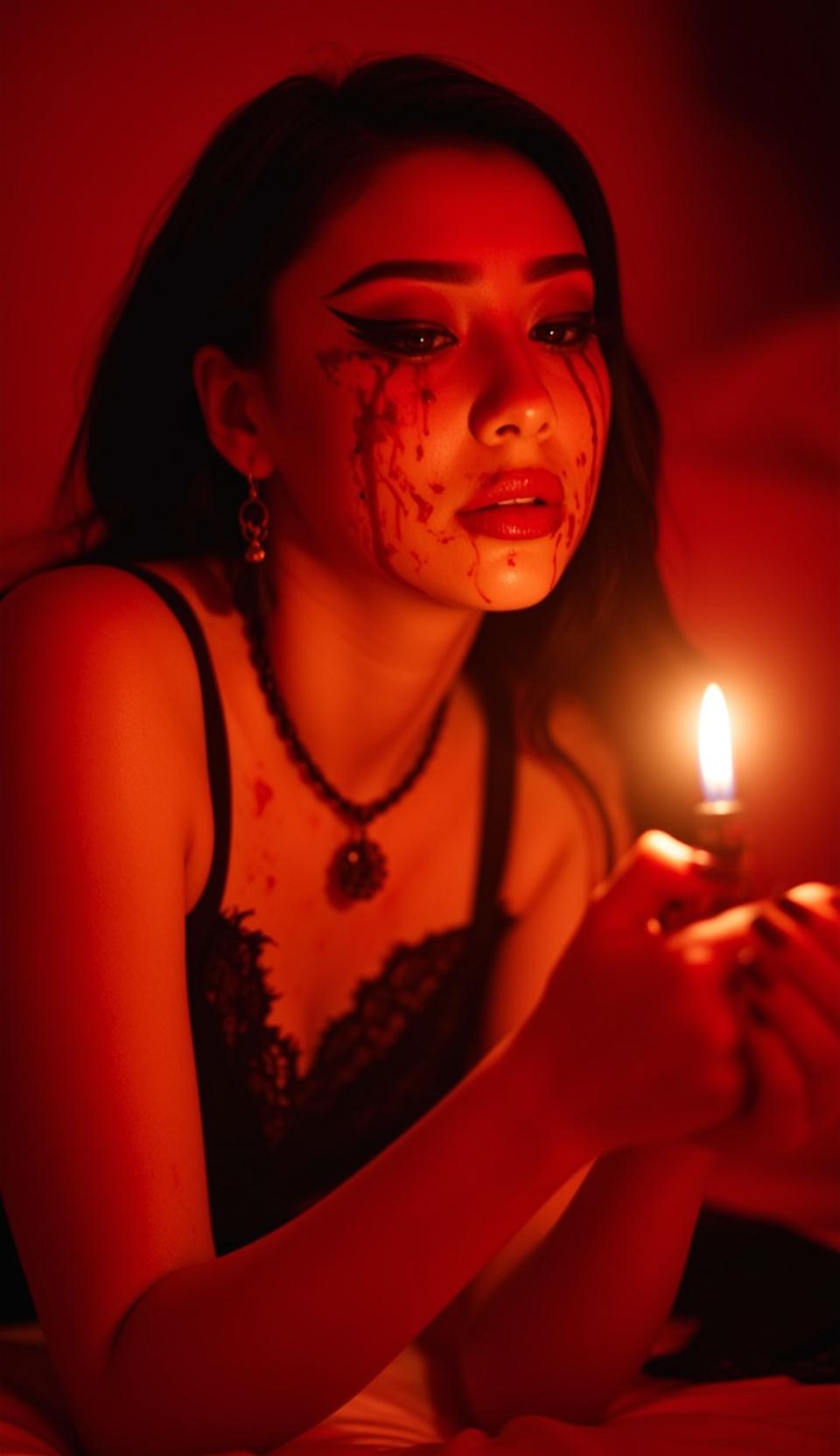 Candlelit Gothic Lace Camisole