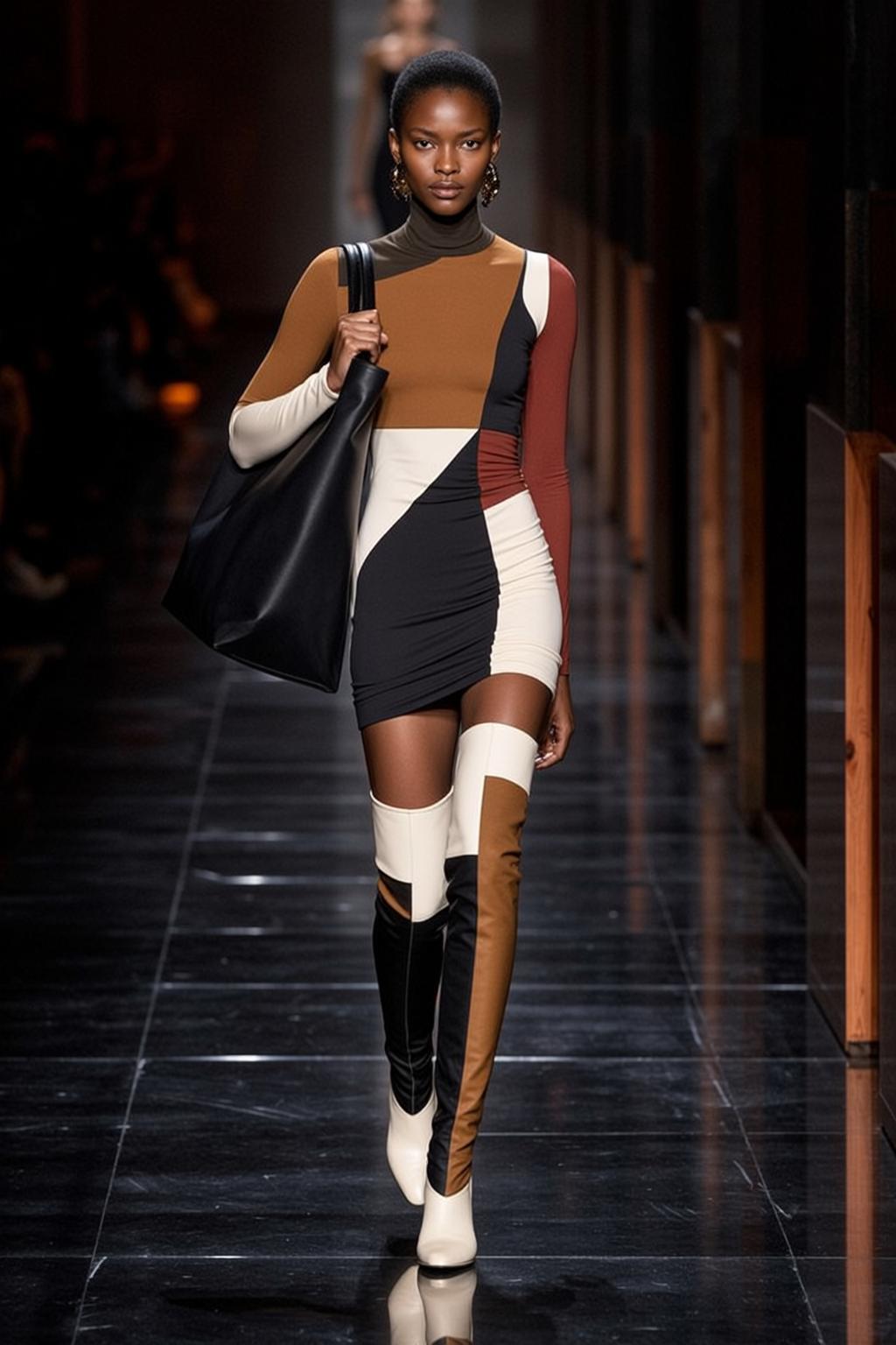 Fashion Week Young Black Short Dark Natural