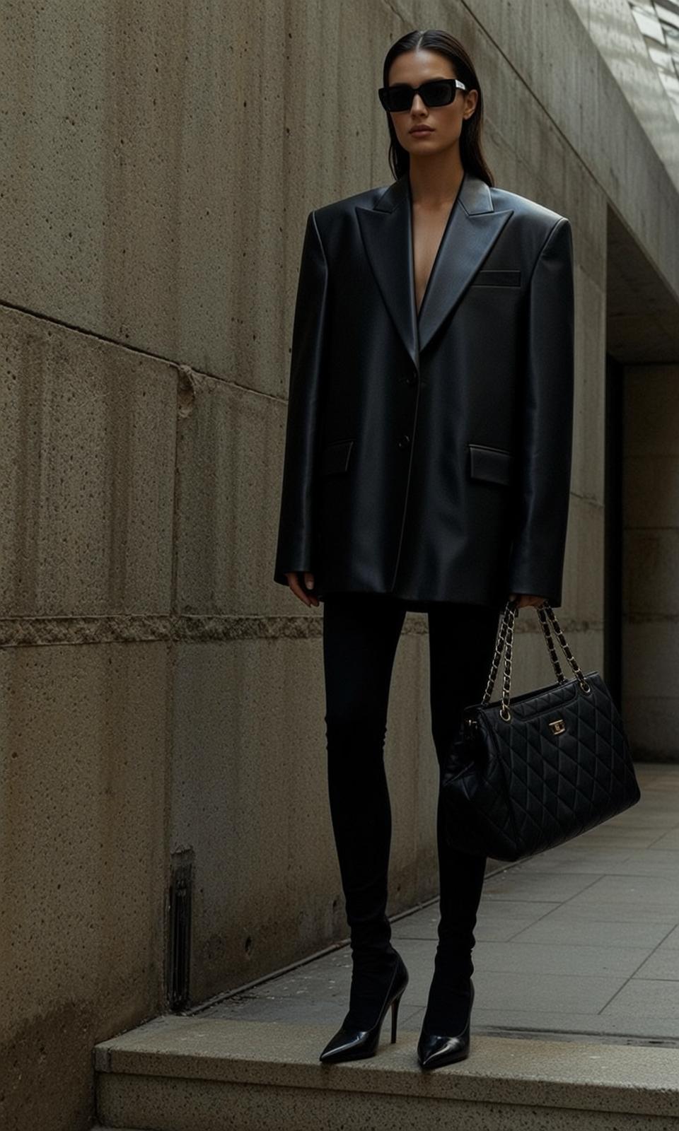 Fashion Week Young Dark Brown Straight Shoulder-length