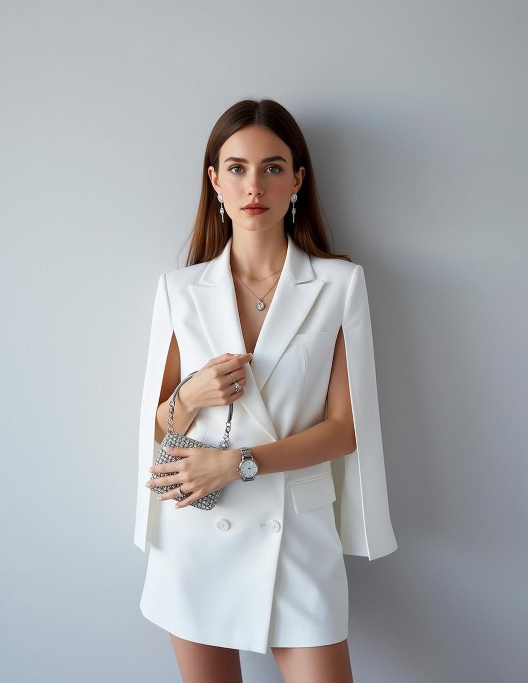 Luxury Young Long Brown Straight Fair White