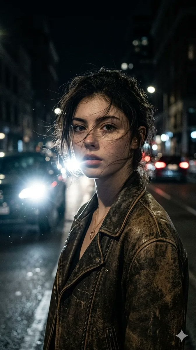 Ultra Portrait Woman From Uploaded Image Messy Hair Slightly Windswept