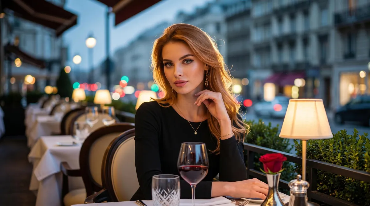 Earrings And Necklace On A City Street