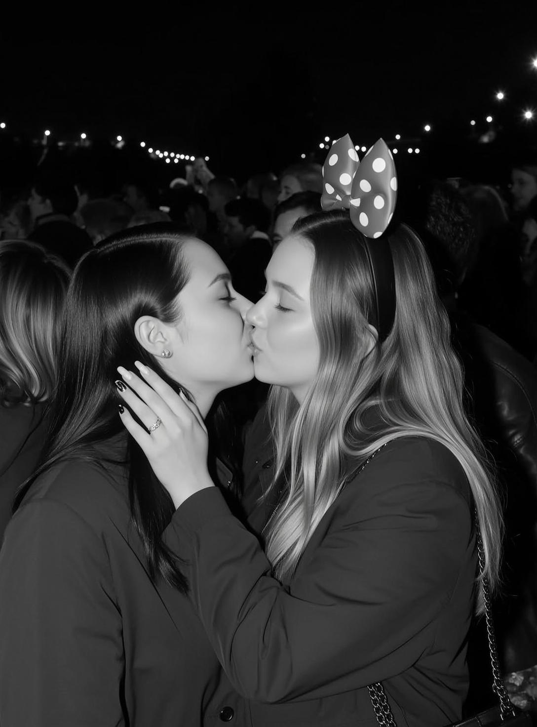 Explore Two Women Are Kissing Their Eyes