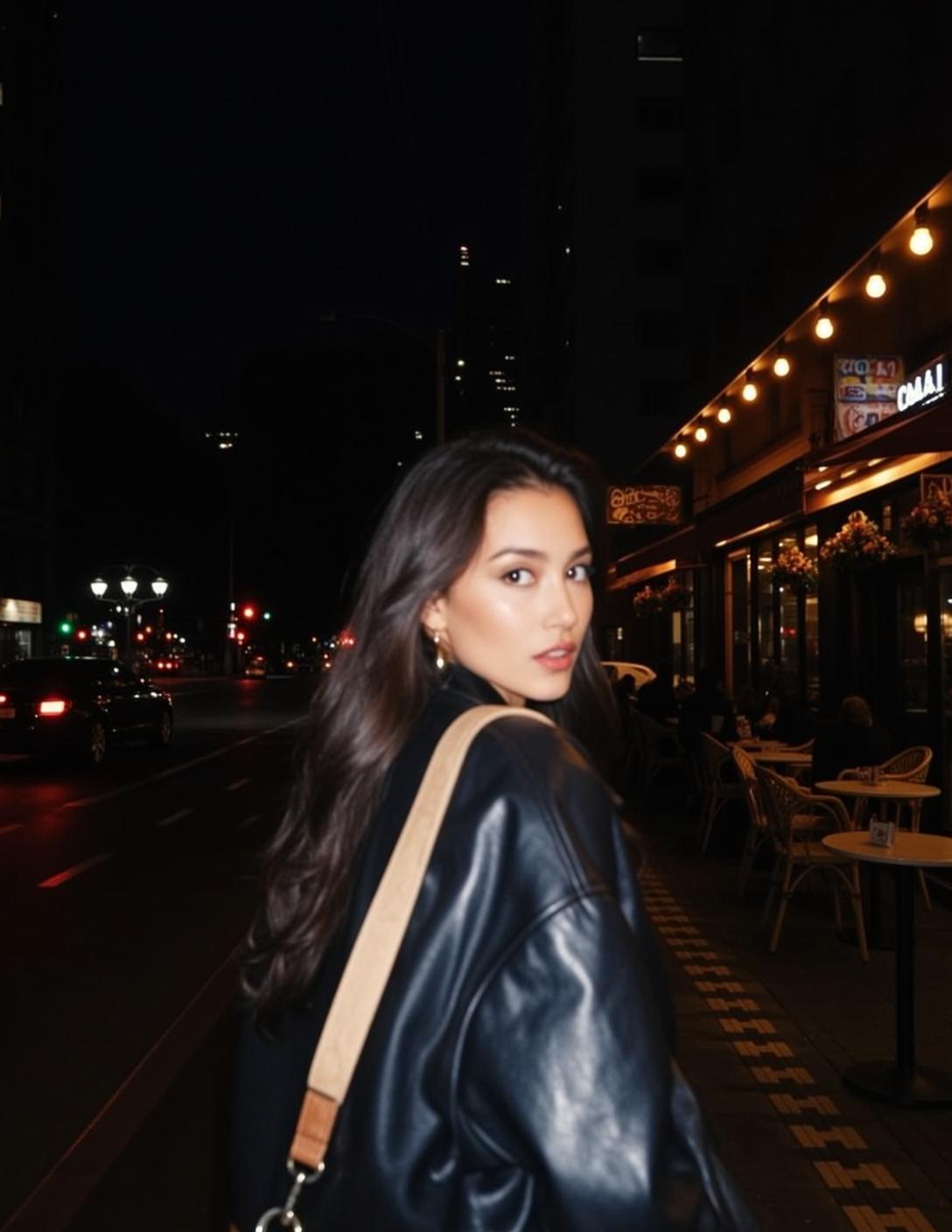 City Street Night Ambient Lighting