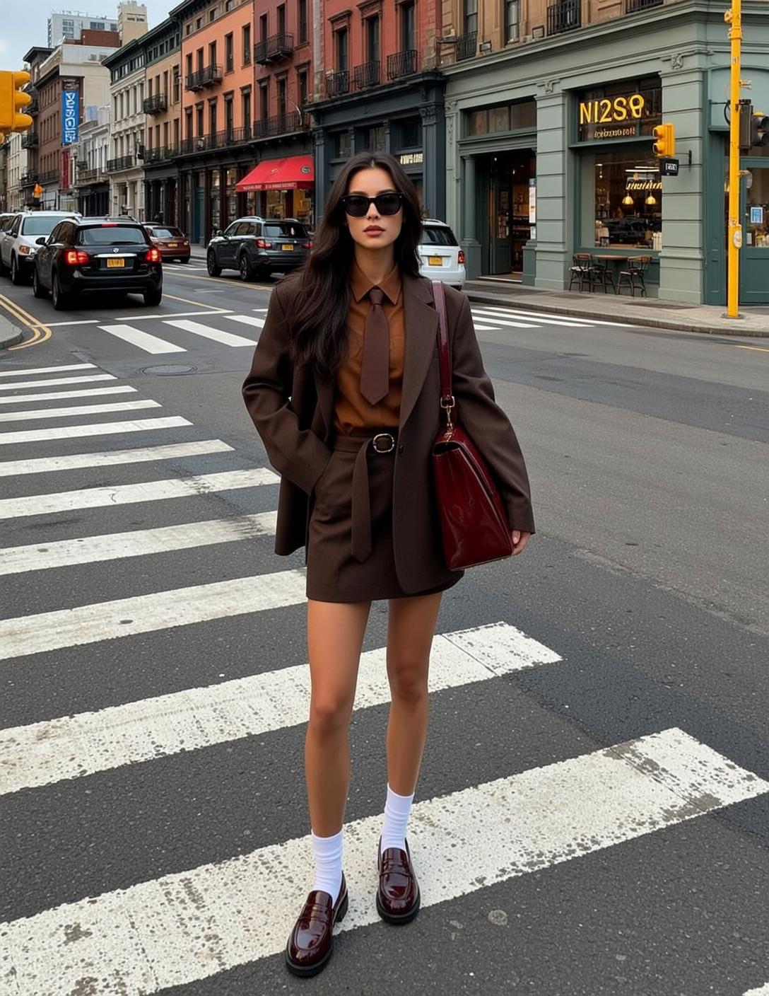 Autumn Young Long Dark Wavy Light Tanned