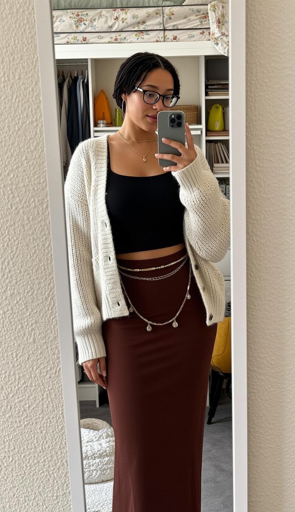 Indie Young Black Dreadlocks Light Brown Crop