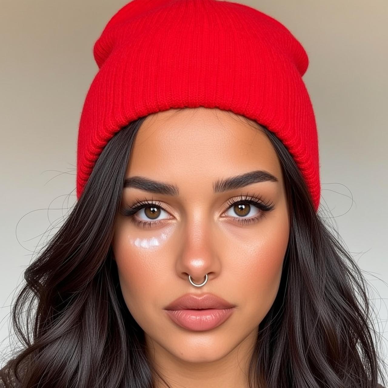 Halloween Makeup Young Long Dark Wavy Tan