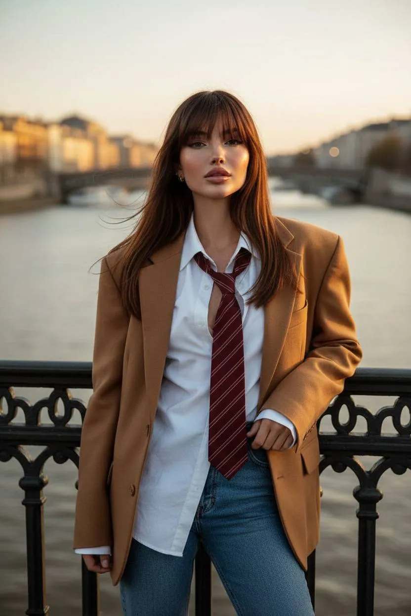 Bridge Shirt Tie Golden Hour
