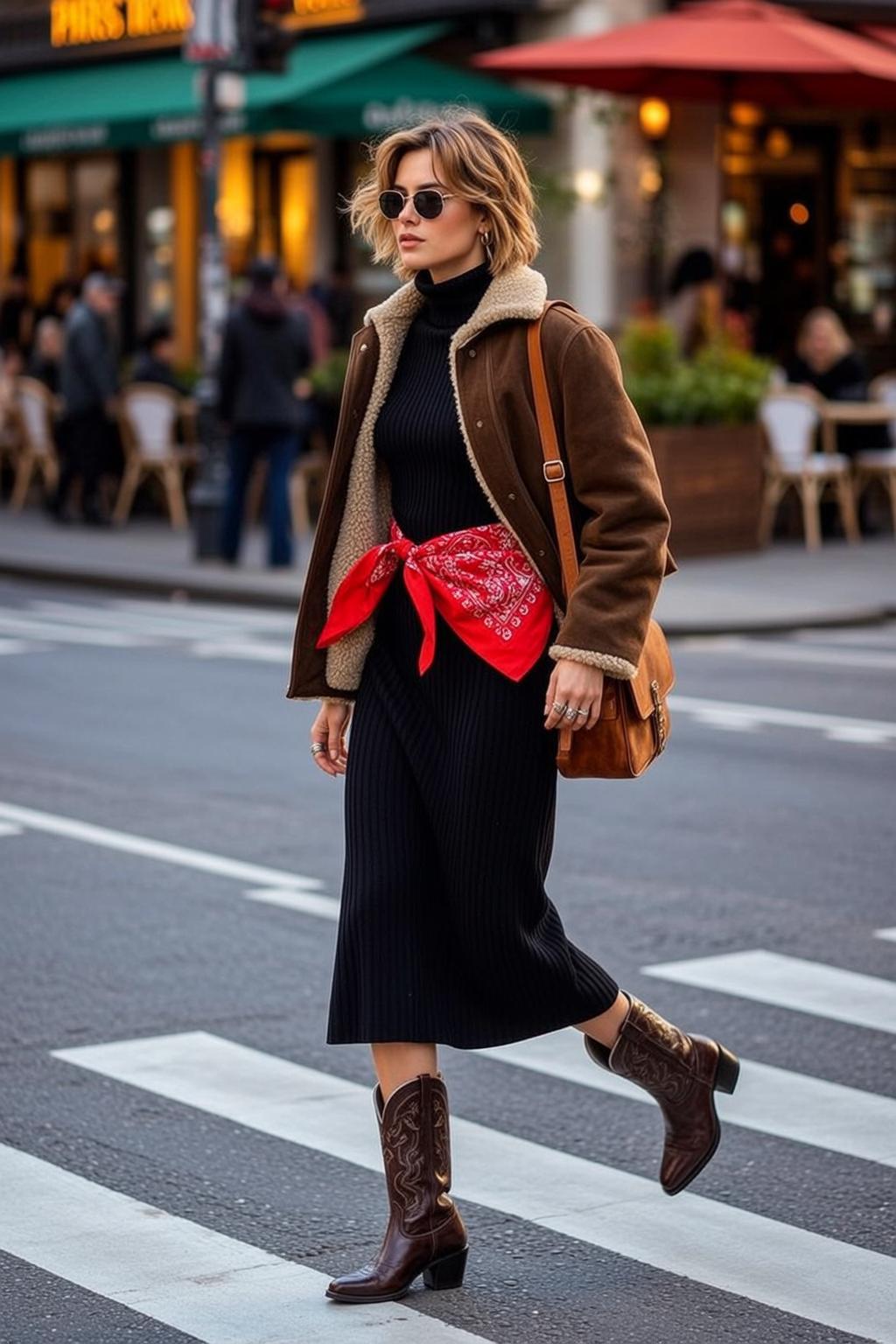 Fashion Week Short Wavy Blonde Fair Black