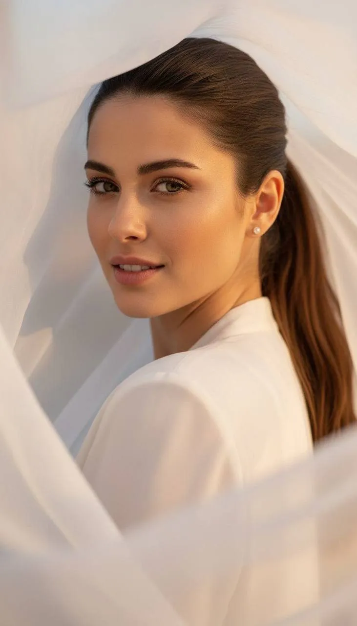 Makeup And Earrings In Beauty Closeup