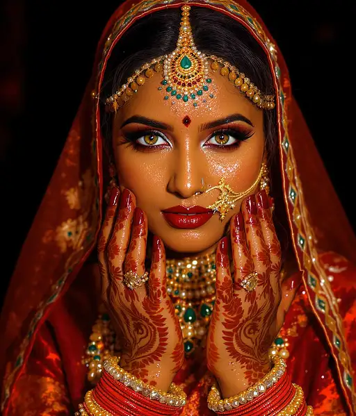 Beautiful Indian Bride Portrait 2