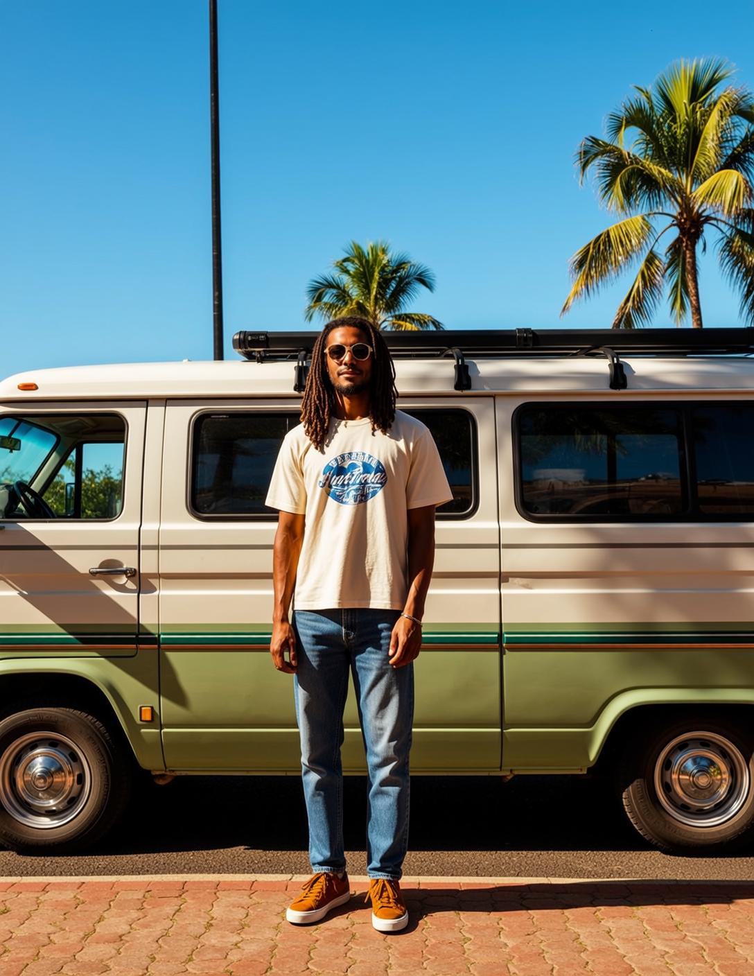 Dreadlocks Dark Light-colored T-shirt Blue Graphic Jeans