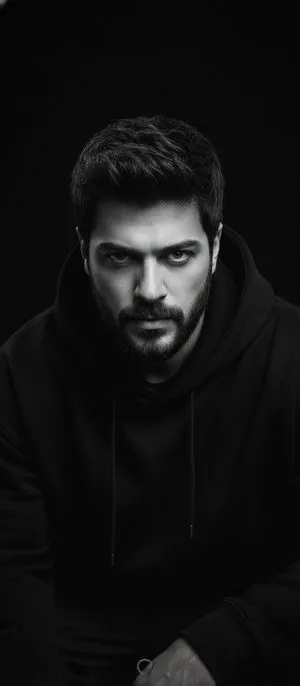 Black and White Portrait with 35mm Lens Look
