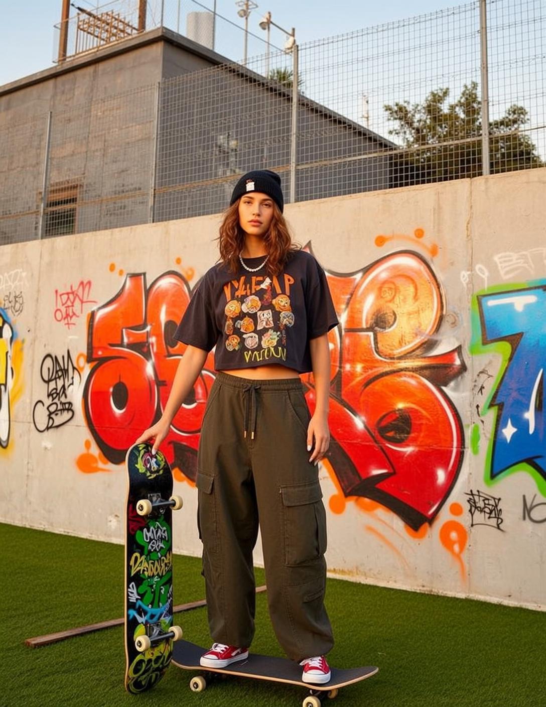 Skateboard Graffiti Urban Daylight