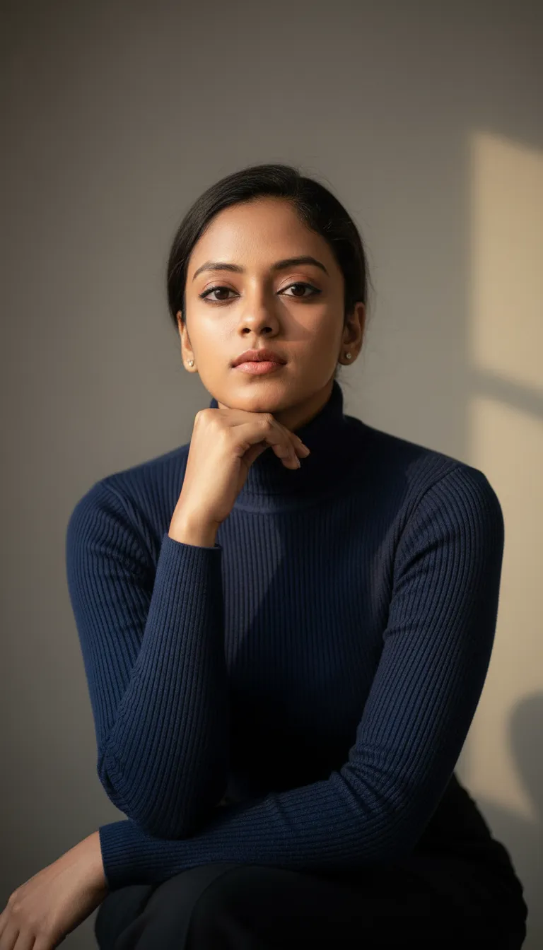 Elegant Portrait Of A Confident Young Woman