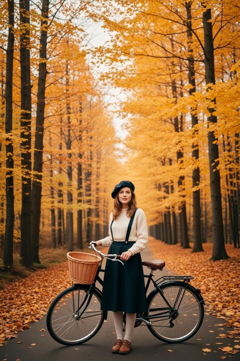 Autumn Young Medium Length Brown Hair Fair