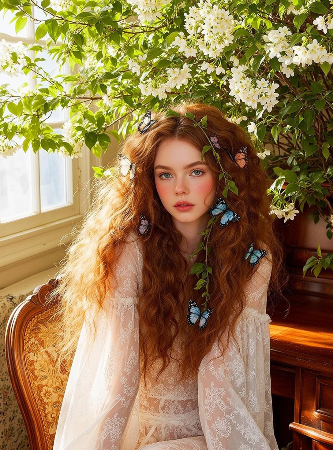 Freckled Chair Lace Skirt