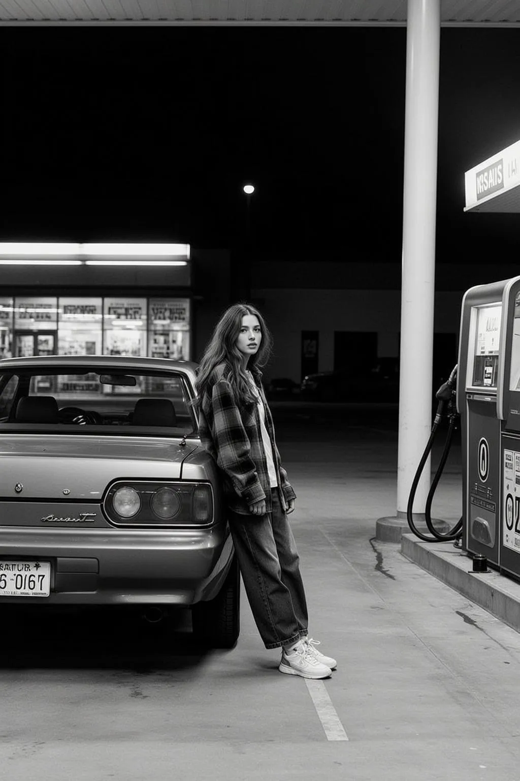 Car Car Lean Portrait