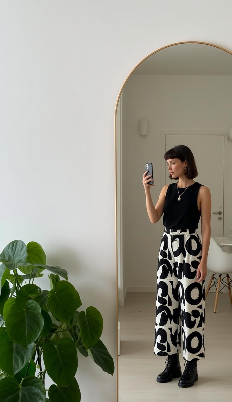 Casual Young Short Dark Brown Bob Bangs