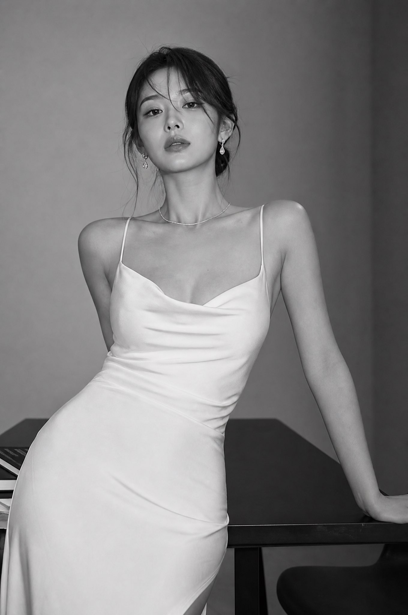 Minimalist White Dress reference photo