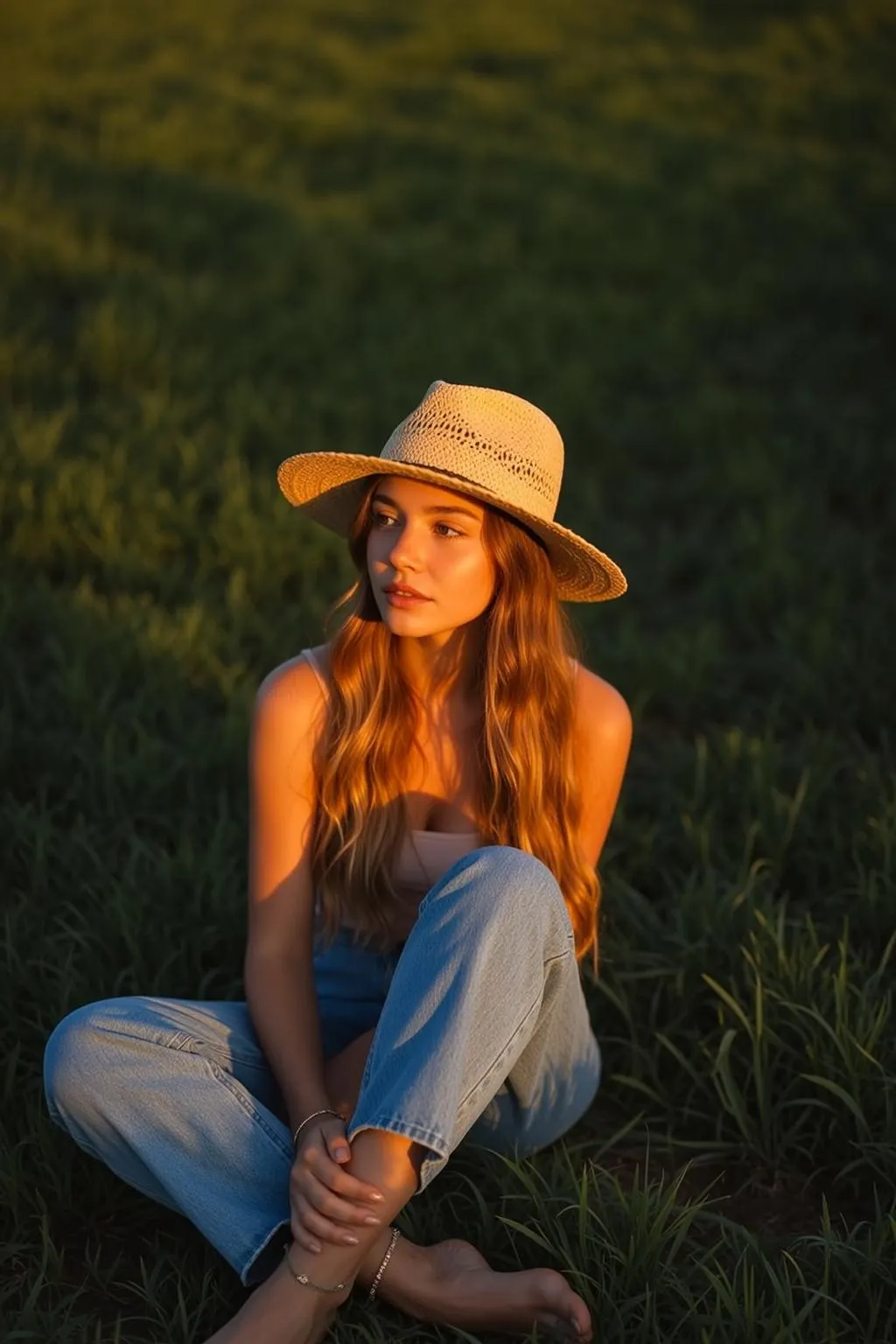 Anklets In A Field