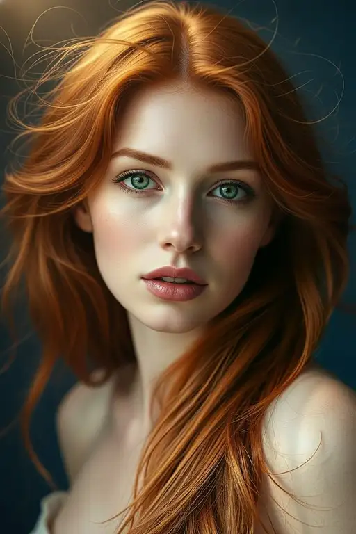 Rembrandt Lighting Studio Portrait