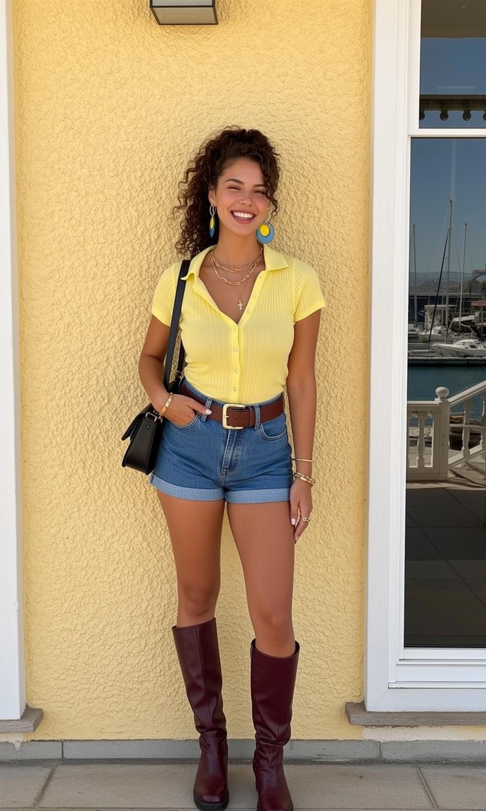 Yellow Polo by Marina Window