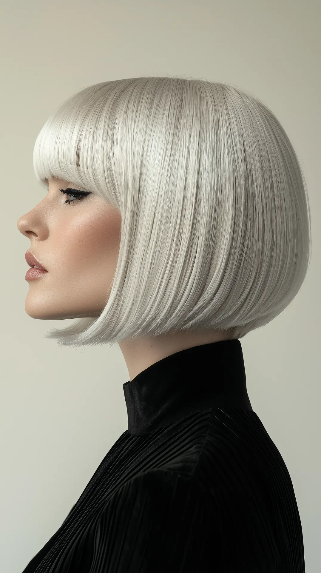 Silver Bob Cut
