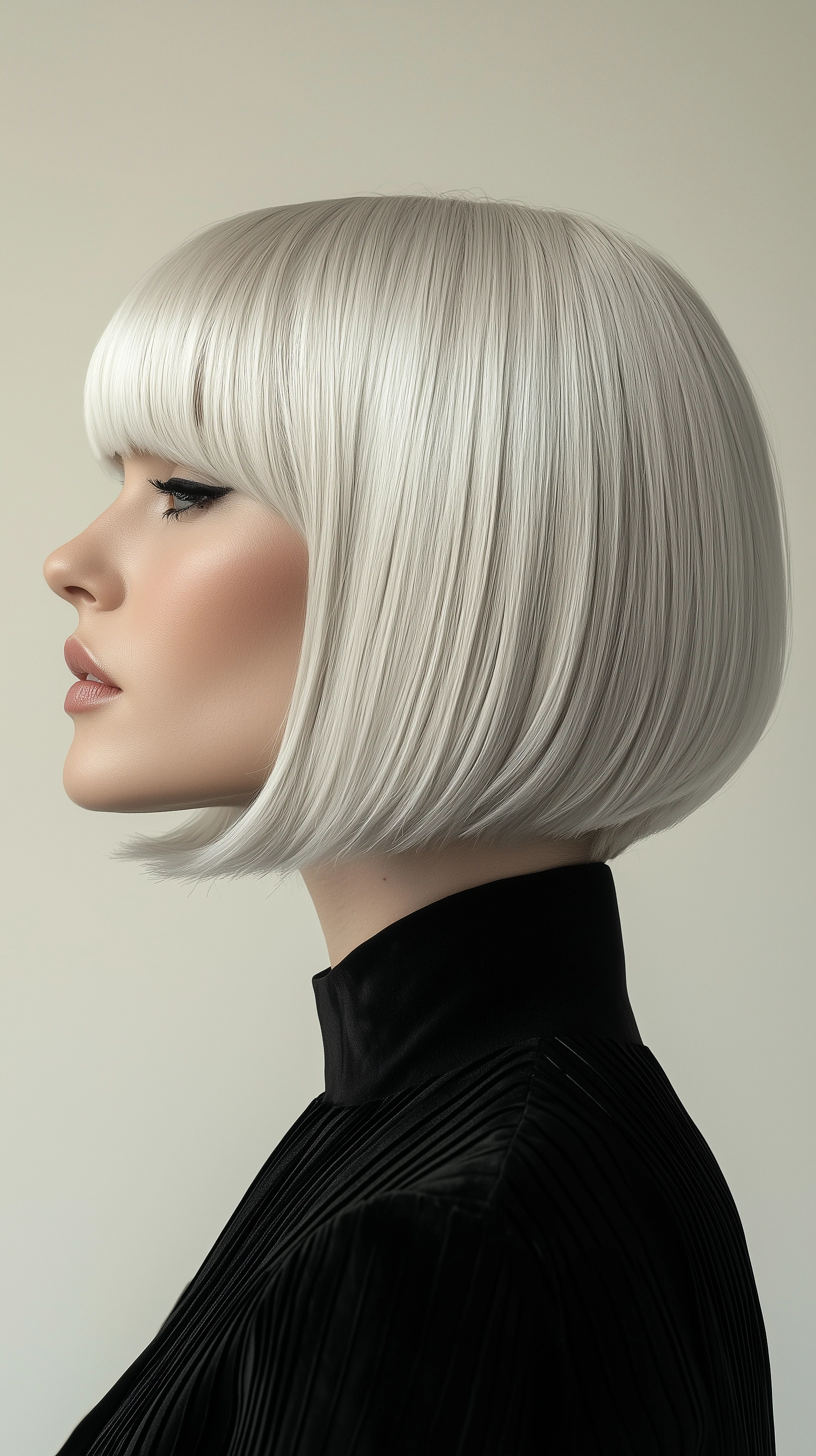 Silver Bob Cut