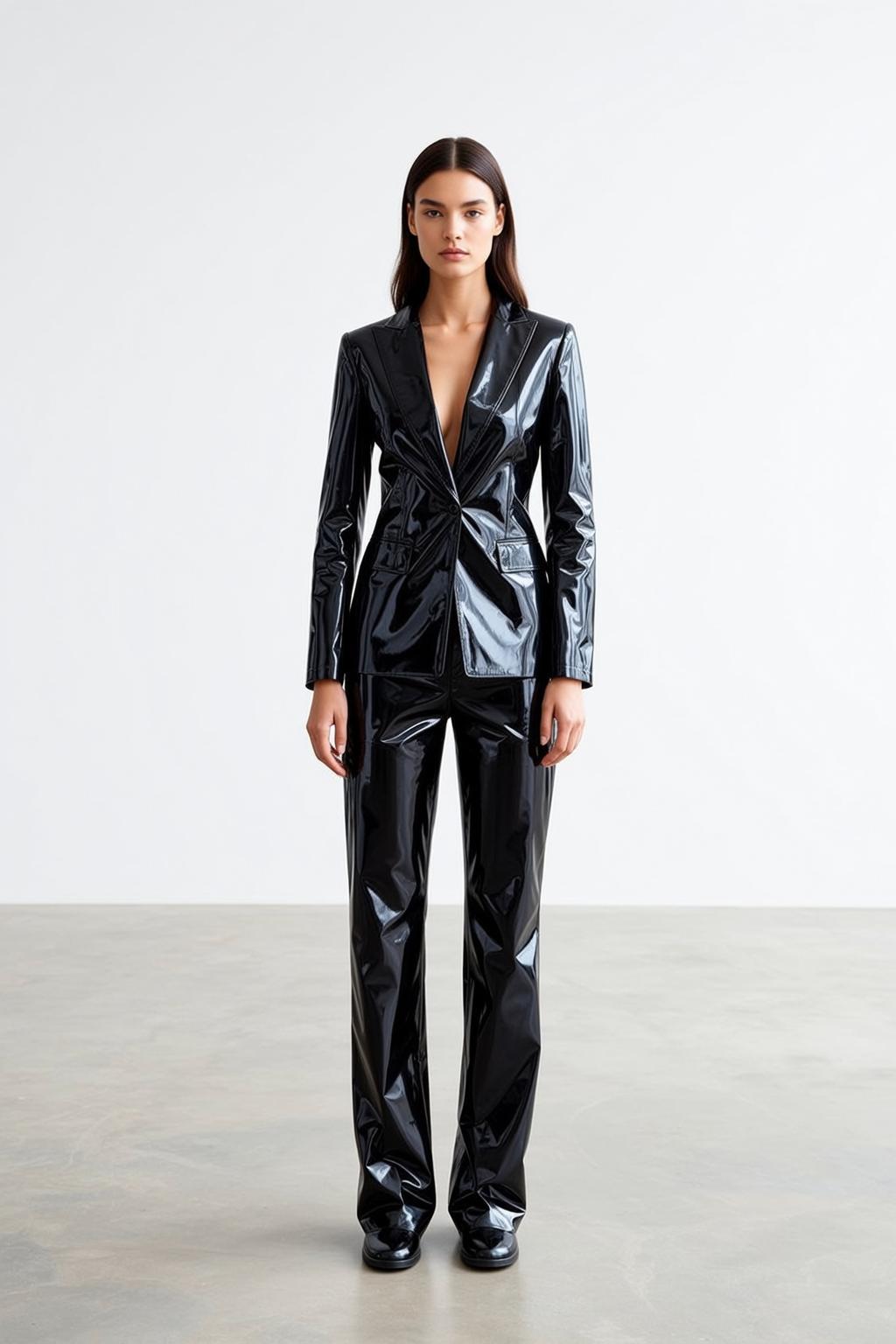 Fashion Week Young Long Dark Brown Straight