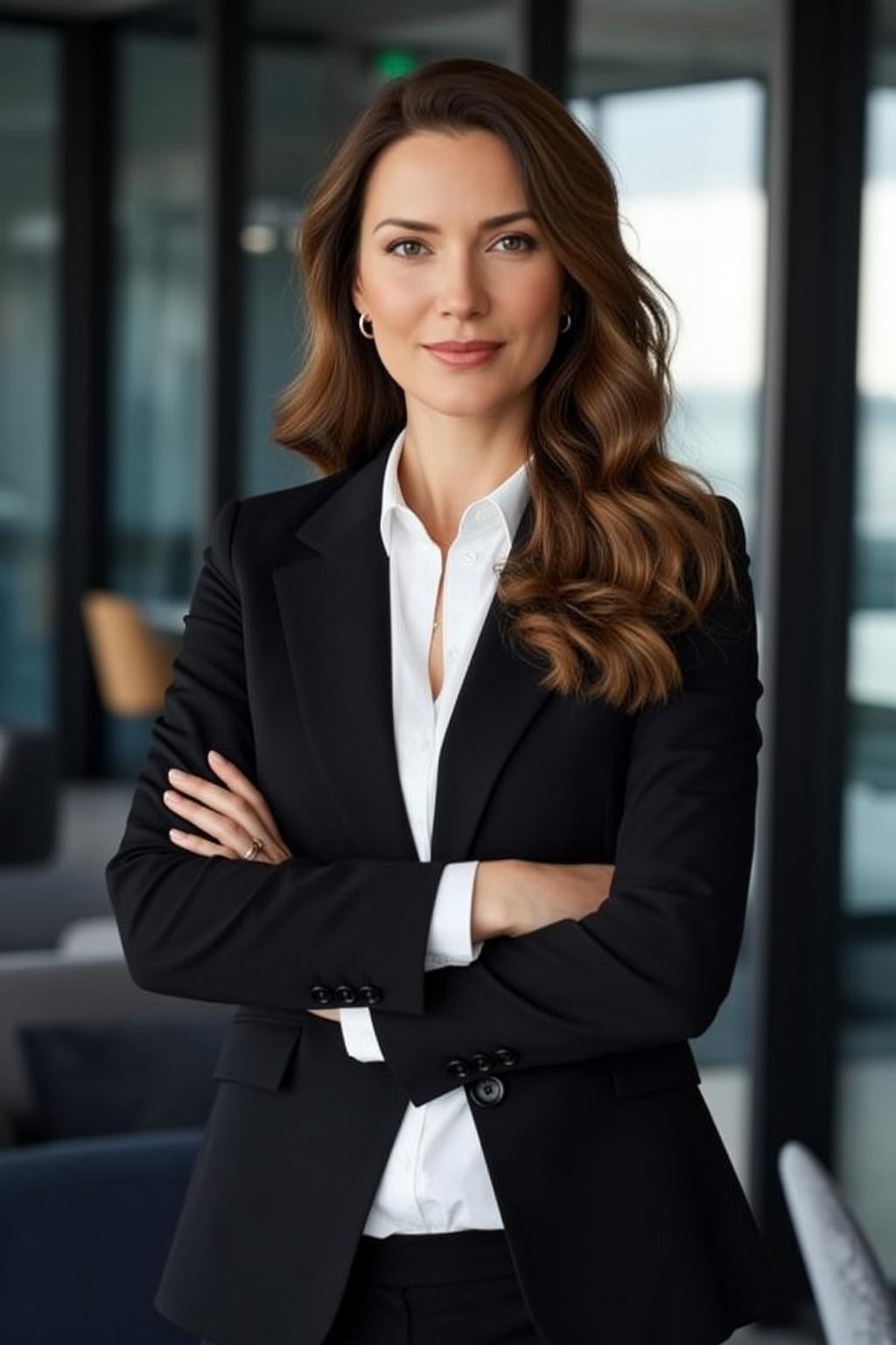 Luxury Professional Long Wavy Brown Hair Fair