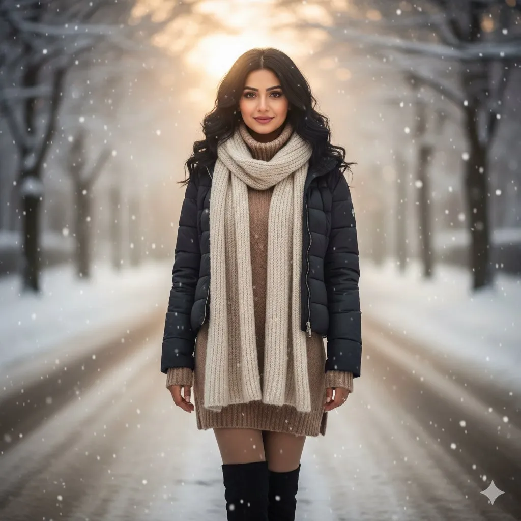 Ethereal Winter Portrait