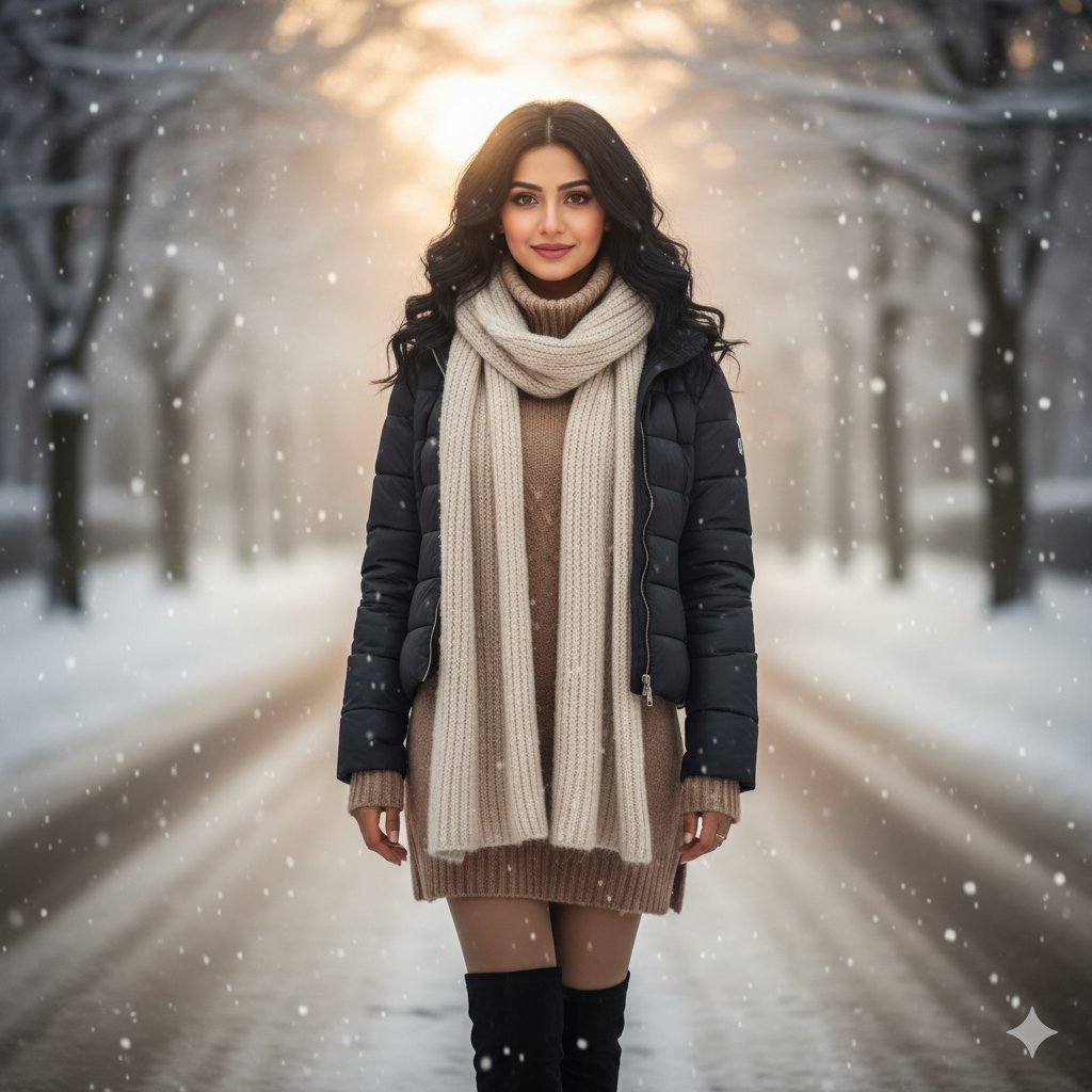 Ethereal Winter Portrait