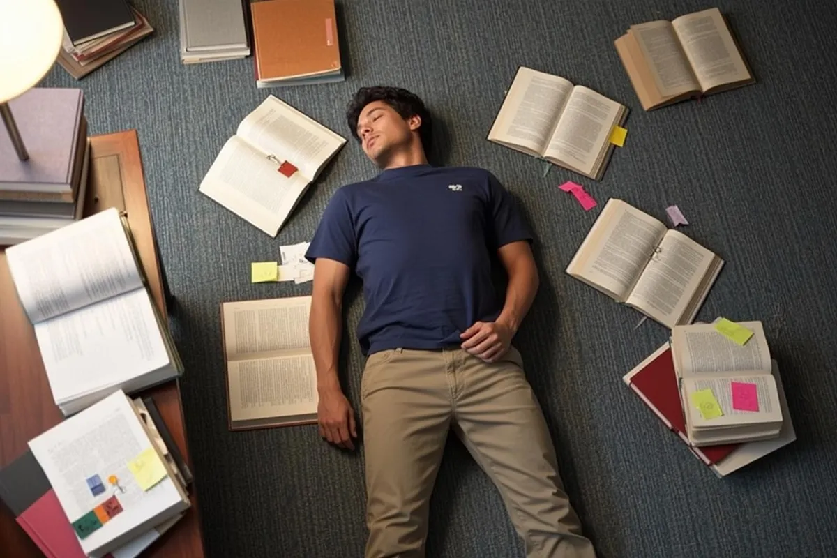 Books On Floor Nap